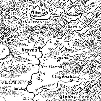 Map of Uralia (detail)