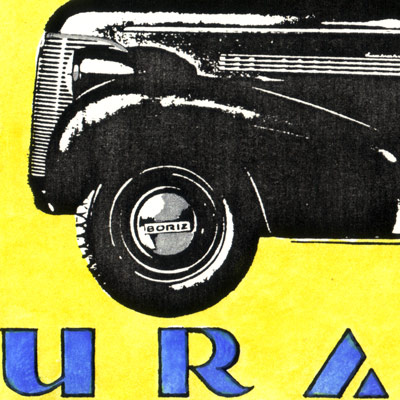 Uralia Boriz Car Stamp (detail)