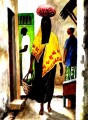 Veiled Woman in Lamu Town
